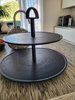 Riviera Maison Shoreditch etagere, 2 laags zwart, nieuwstaat, Ophalen of Verzenden, Zo goed als nieuw