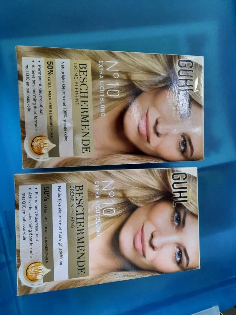 2x Guhl Haarverf Nr. 10 Extra Lichtblond, Ophalen of Verzenden, Nieuw