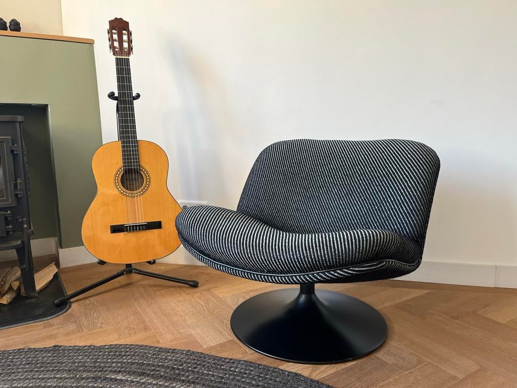 Artifort F504 fauteuils, Huis en Inrichting, Stoelen, Gebruikt, Twee, Stof, Overige kleuren, Ophalen of Verzenden