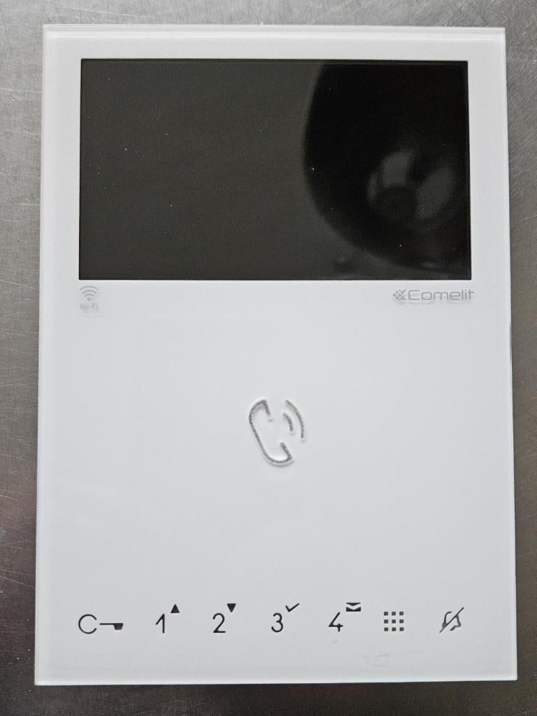 Comelit video deurintercom monitor mini handsfree Wifi 6741W, Ophalen of Verzenden, Compatibel met smartphone, Gebruikt, Bedraad