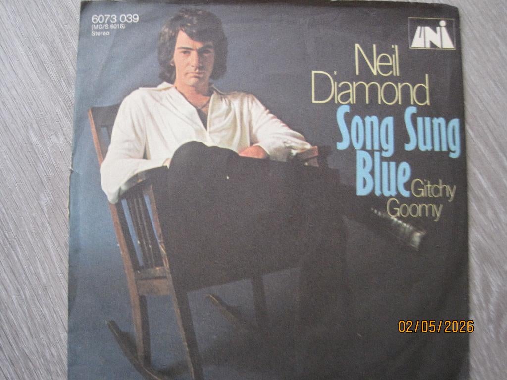 Neil Diamond  -  Song sung blue, Cd's en Dvd's, Vinyl Singles, Verzenden, 7 inch, Single, Zo goed als nieuw