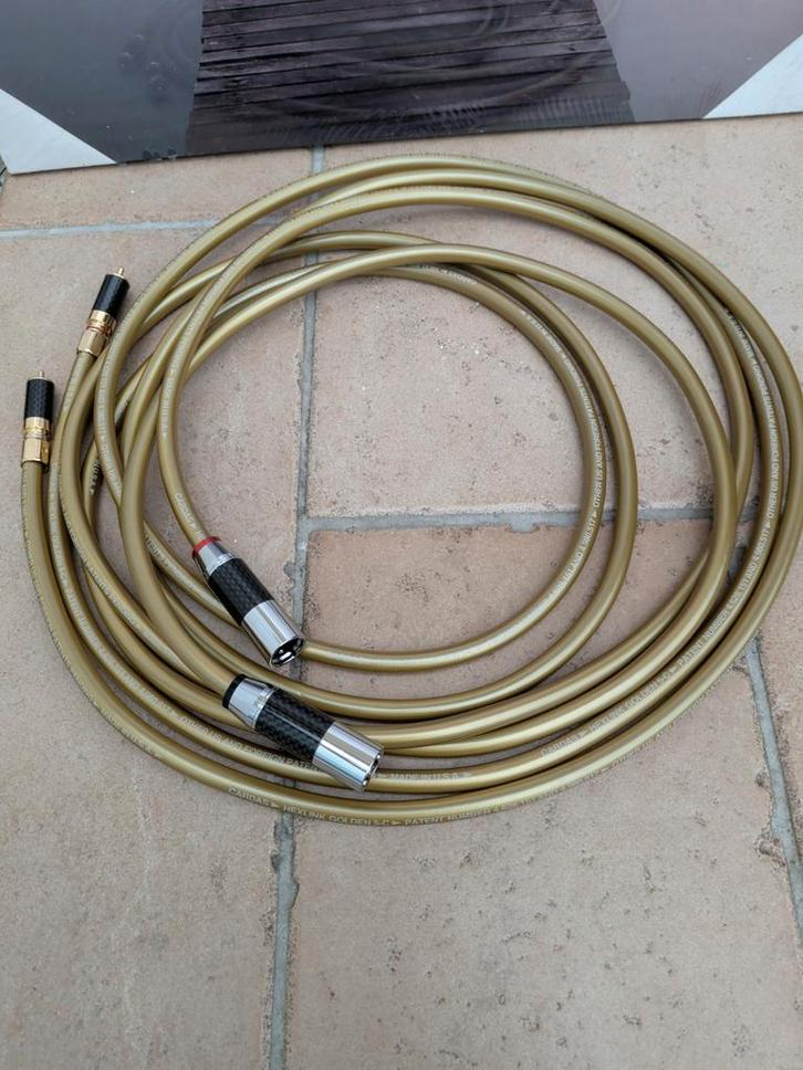 Cardas Hexlink Golden 5-C Interlink Kabel - 3 Meter, Audio, Tv en Foto, Audiokabels en Televisiekabels, Ophalen of Verzenden