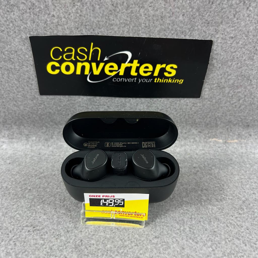Jabra Evolve 2 buds draadloze oortjes | in case | 401175, Ophalen of Verzenden, Gebruikt, In gehoorgang (in-ear)