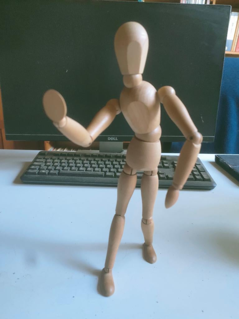 Houten tekenmodel 30 en 12cm., Ophalen of Verzenden, Nieuw, Overige typen