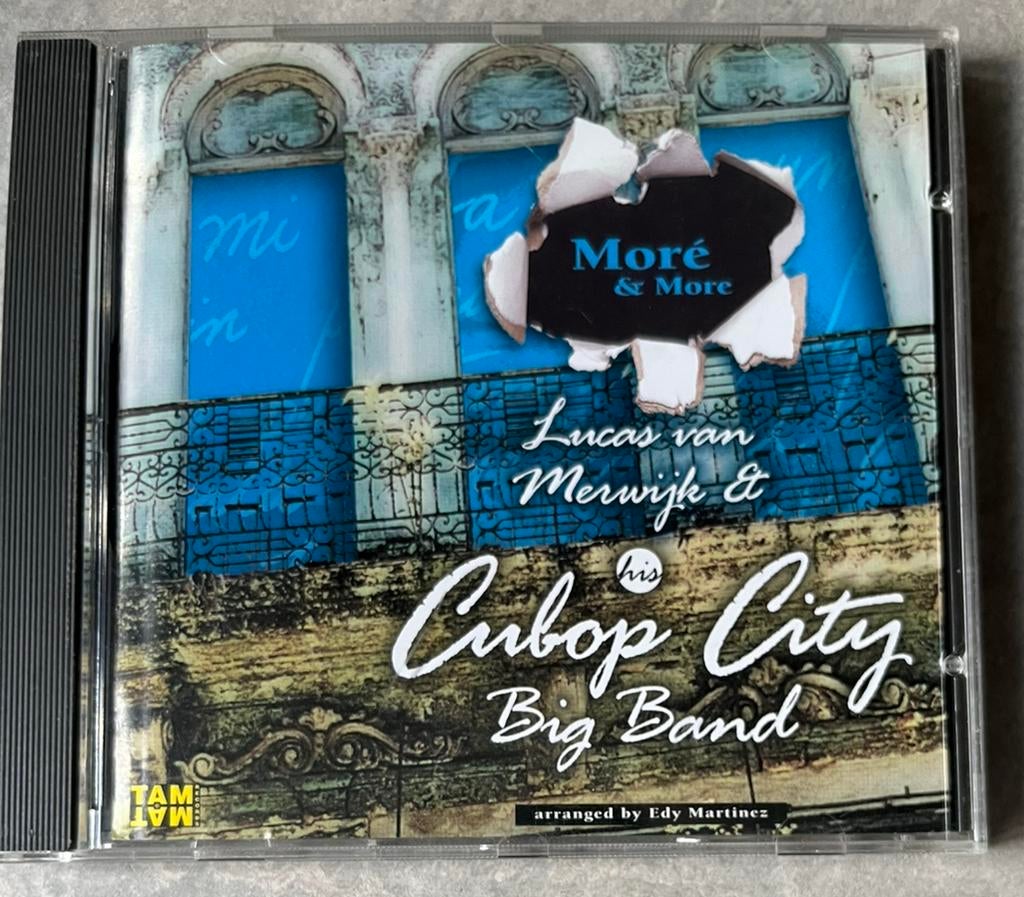 Lucas Van Merwijk - More & More (cd latin/jazz), Cd's en Dvd's, Ophalen of Verzenden, 1980 tot heden, Zo goed als nieuw, Jazz