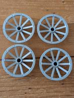 Lego grote karwielen mat zilver 4x, Ophalen of Verzenden, Zo goed als nieuw, Lego