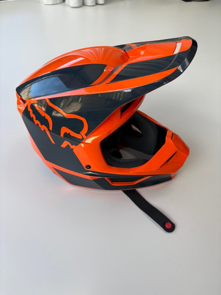 Fox V1 MVRS crosshelm motocross S, Motoren, Kleding | Motorhelmen, Overige merken, Kinderen, Offroadhelm, Ophalen of Verzenden