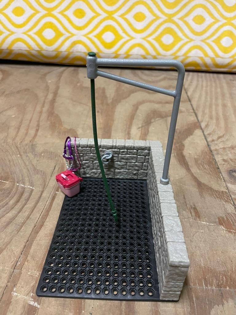 Schleich poetsplaats, Ophalen, Gebruikt