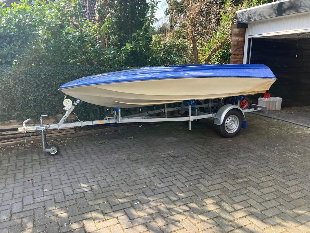 Klassieke Shakespeare Magnum Speedboot 1977 - 50pk, Ophalen, Gebruikt, Minder dan 70 pk, 3 tot 6 meter