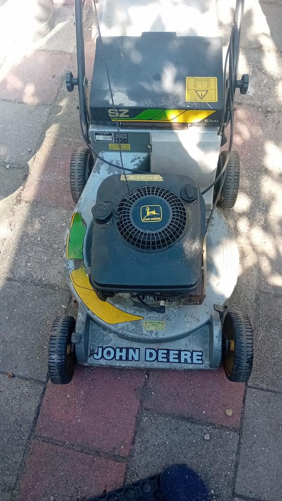 John Deere Grasmaaier - Benzine - 50cm maaibreedte, Ophalen, Cirkelmaaier, Gebruikt, 50 cm of meer