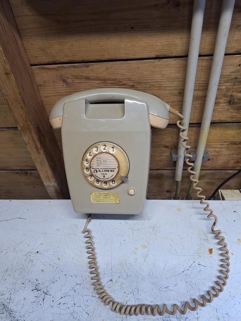 Ptt w65 draaitelefoon, Ophalen of Verzenden, Gebruikt, Met draaischijf