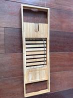 Verstelbaar Badplankje van Bamboe, Huis en Inrichting, Badkamer | Badtextiel en Accessoires, Ophalen of Verzenden, Zo goed als nieuw