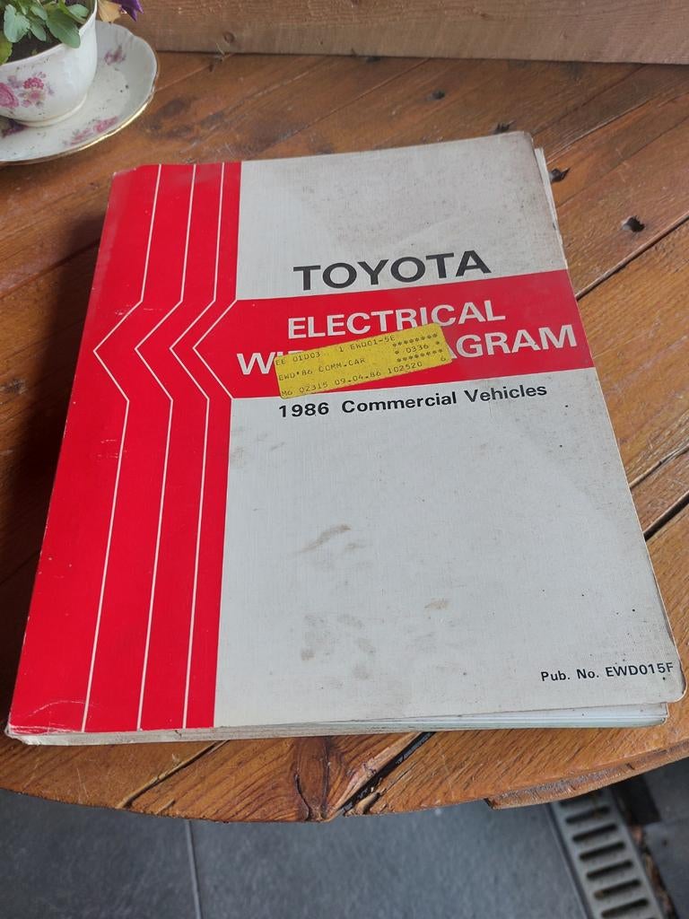 ELECTRICAL WIRING DIAGRAM TOYOTA COMMERCIAL VEHICLES LANDCRU, Ophalen of Verzenden