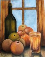 "Apple Cider" (Oil painting by Kuijken, 24x30 cm), Ophalen of Verzenden, Nieuw, Olieverf