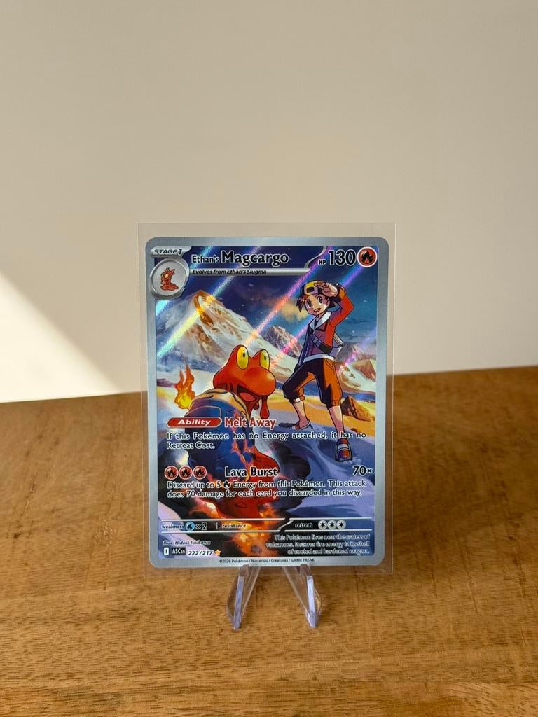 Pokemon | Ethan’s Magcargo 222 | Ascended Heroes Packfresh ✅, Ophalen of Verzenden, Zo goed als nieuw
