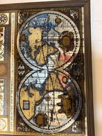 Antieke Wereldkaart Print - "A New and Accvrat Map of the Wo, 50 tot 75 cm, Ophalen of Verzenden, 50 tot 75 cm, Print