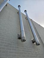 RVS dubbelwandig, geïsoleerd Rookkanaal Houtkachel 5m., Doe-het-zelf en Verbouw, Verwarming en Radiatoren, Ophalen, Overige typen