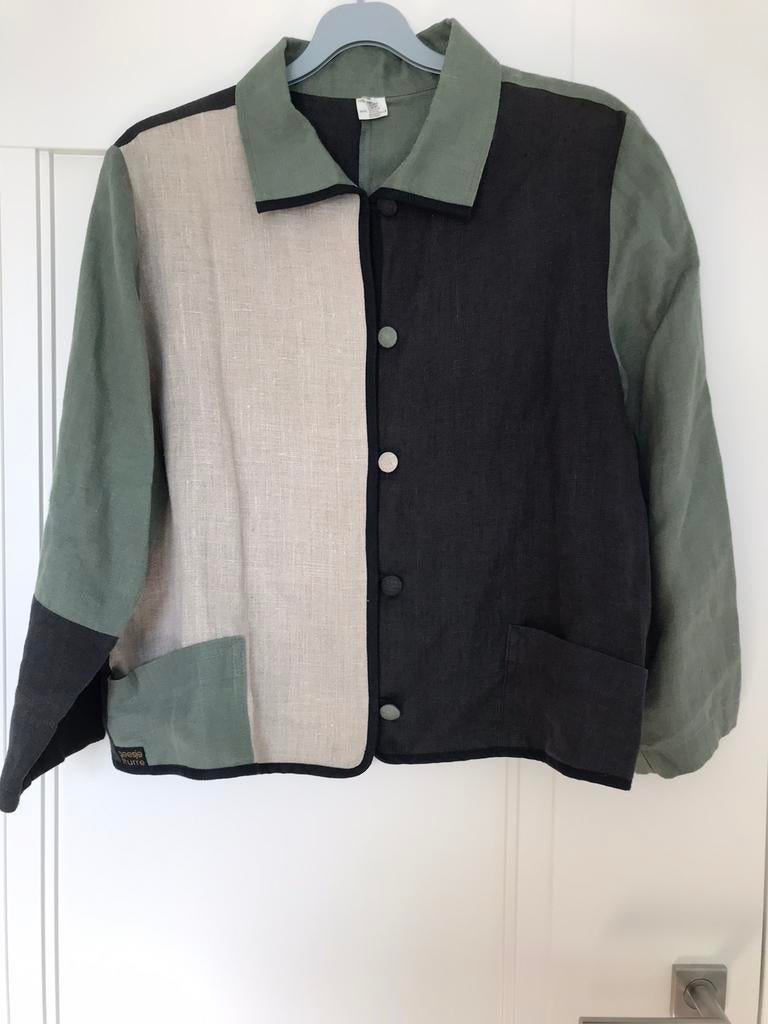 GEESJE STURRE linnen/katoen jasje -mt M-, Maat 38/40 (M), Overige kleuren, Ophalen of Verzenden, Zo goed als nieuw