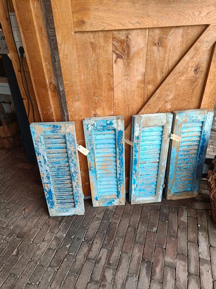 4 blauwe luikjes, Tuin en Terras, Kweekspullen, Ophalen