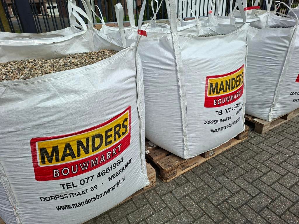 GOEDKOOP siergrind in bigbag m3 geleverd split tuin AKTIE, Tuin en Terras, Grind, Keien en Split, Nieuw, Grind, Ophalen