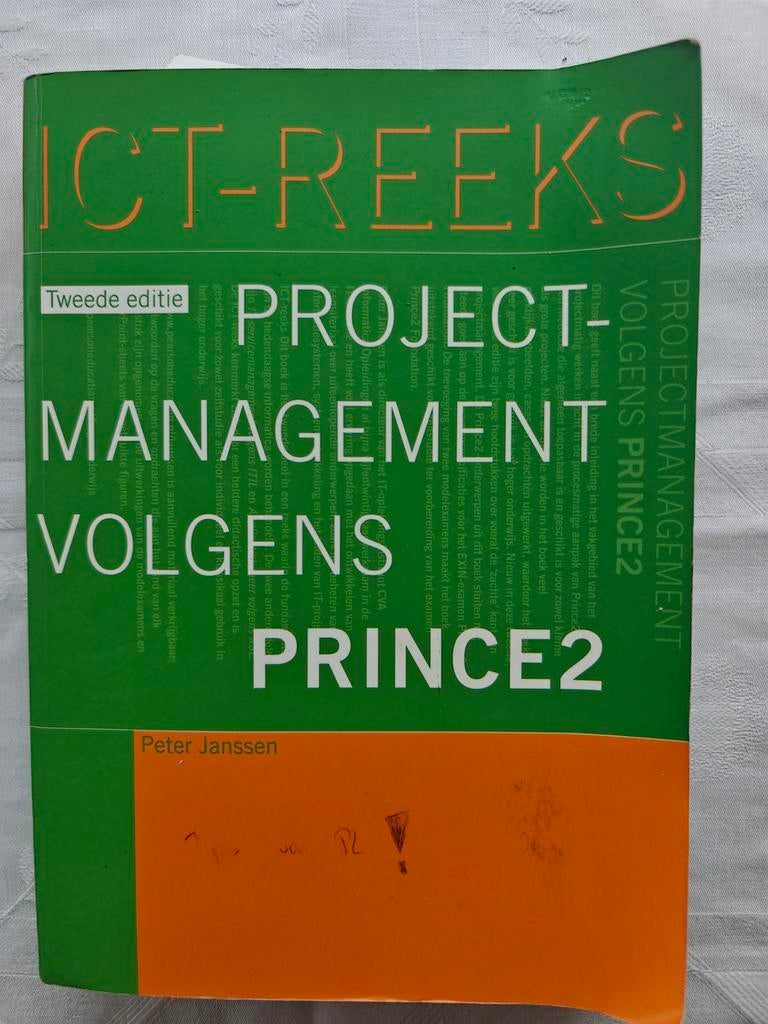 Projectmanagement volgens PRINCE2 - Peter Janssen, Ophalen of Verzenden, Overige uitgevers