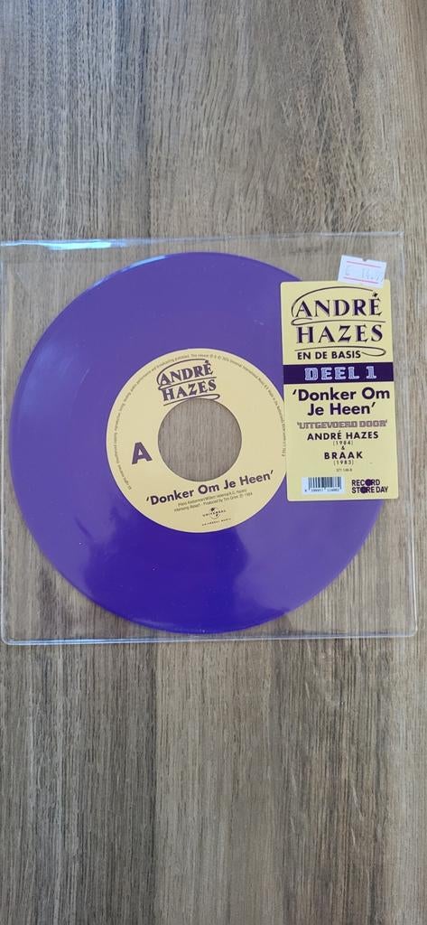 André Hazes - Donker Om Je Heen (Paars Vinyl), Cd's en Dvd's, Vinyl Singles, Nieuw in verpakking, Colored vinyl, Limited edition