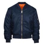 MA-1 Bomberjack Blauw - Alpha Industries - Alle maten, Info@alphaindustries.de, Alpha Industries, Blauw, Overige maten