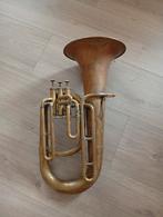 Oude koperkleurige Bariton., Ophalen of Verzenden, Gebruikt, Koperblazer