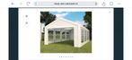 Nieuwe Partytent 4x8 meter wit - Ongebruikt in doos, Tuin en Terras, Ophalen, Partytent, Nieuw, 8 meter of meer