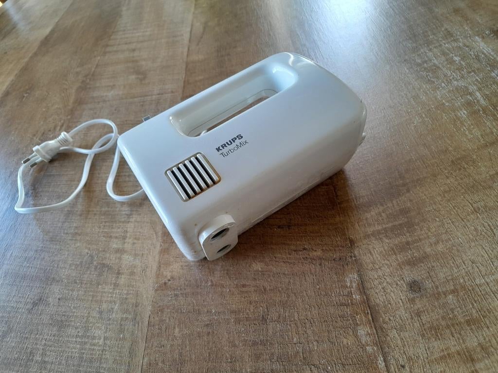 KRUPS TurboMix Handmixer - Wit, Gebruikt, Ophalen, Gebruikt, 3 snelheden of meer