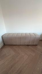 Stijlvolle beige eettafelbank - 160x50x50 cm, Ophalen, 125 cm of meer, Zo goed als nieuw, Stof