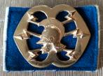 Metalen baret embleem Verbindingstroepen, Verzenden, Landmacht, Nederland, Embleem of Badge
