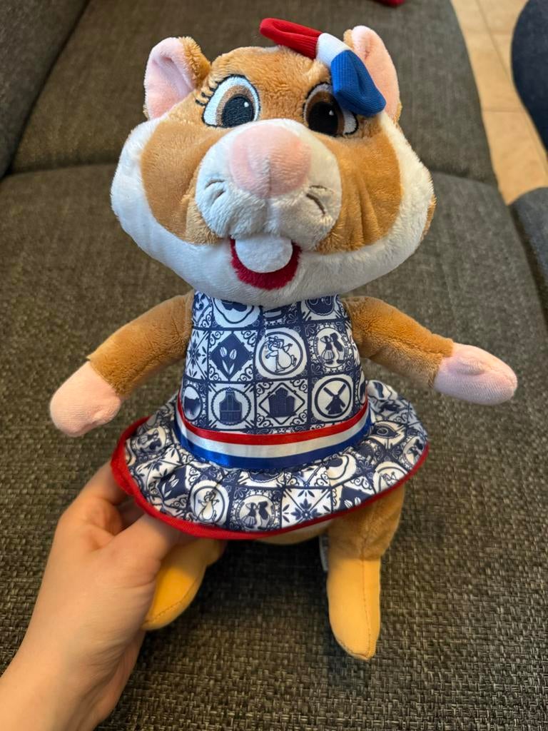 Albert Heijn Hamster Knuffel Holland Jurkje Volendam AH, Ophalen of Verzenden, Nieuw, Overige typen