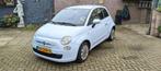 Fiat 500 1.2 C 2008 Blauw, Auto's, Fiat, Voorwielaandrijving, Stof, USB, 1242 cc