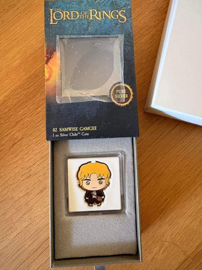 Lord of the Rings - Samwise 1oz zilver, Ophalen of Verzenden, Zilver