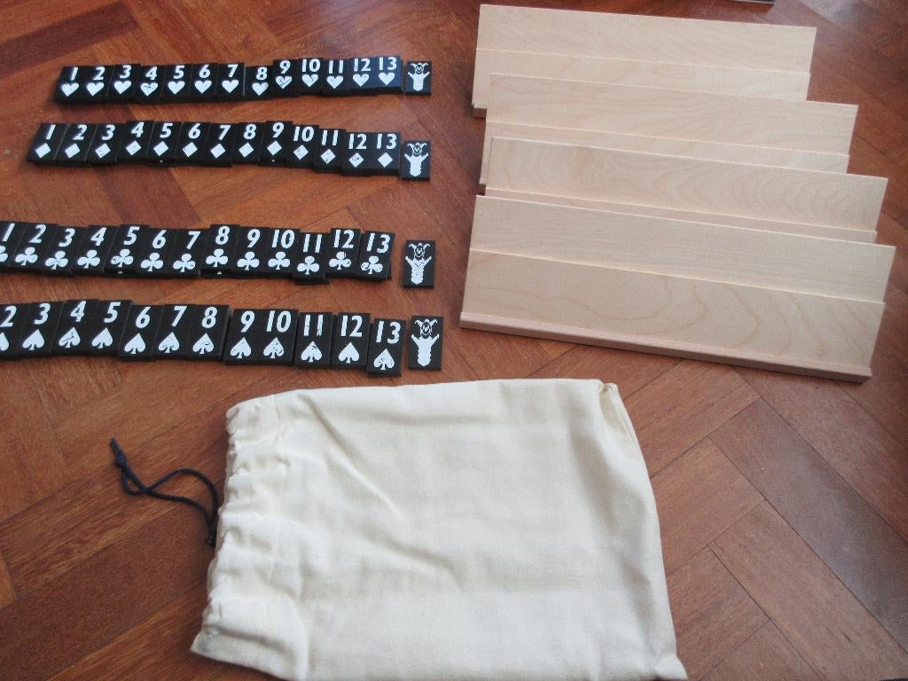 Rummikub voor slechtzienden, Een of twee spelers, Ophalen of Verzenden, Gebruikt