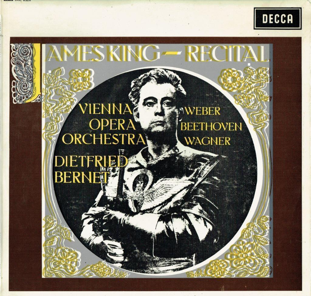 James King Recital Decca – SXL 6326, Cd's en Dvd's, Vinyl | Klassiek, Kamermuziek, Ophalen of Verzenden, Zo goed als nieuw, 12 inch