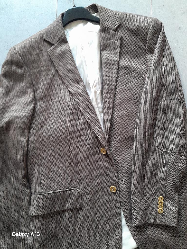 blazer heren, Kleding | Heren, Maat 52/54 (L), Bruin, Verzenden, Gedragen