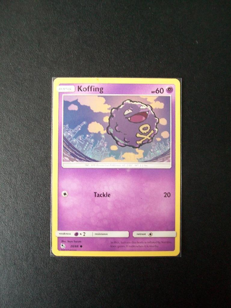9335. Nieuwe Pokemon Kaart KOFFING hp 60 (28/68), Verzenden, Nieuw, Losse kaart