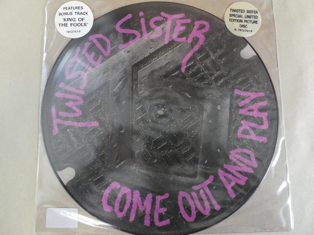 Twisted Sister – Come Out And Play pic-lp(1986) hypestickers, Picture disc, Verzenden, Zo goed als nieuw