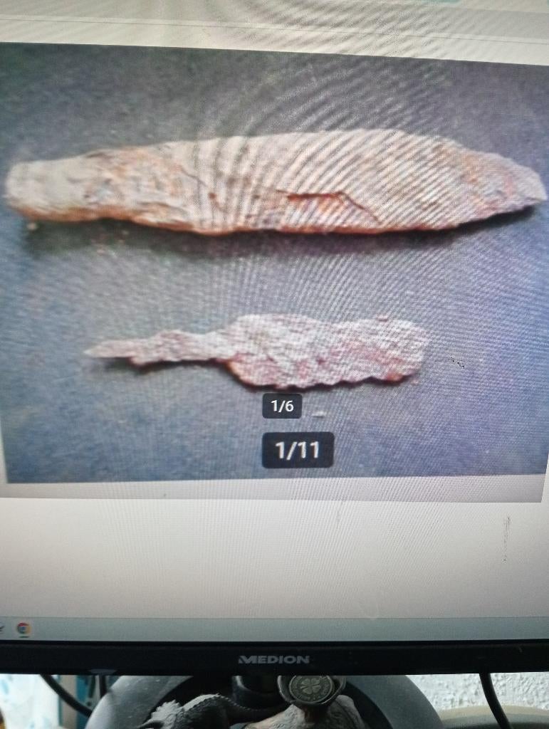 2x Romeinse Periode ijzeren Dolken (Messen), Ophalen of Verzenden