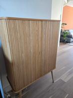 Zuiver Barbier kast, Ophalen, Met deur(en), Eikenhout, 50 tot 100 cm