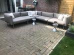 Gloster Tuinset Loungebank - 5 elementen allweather stof, Ophalen, Gebruikt, Textileen, Meer dan 8 zitplaatsen