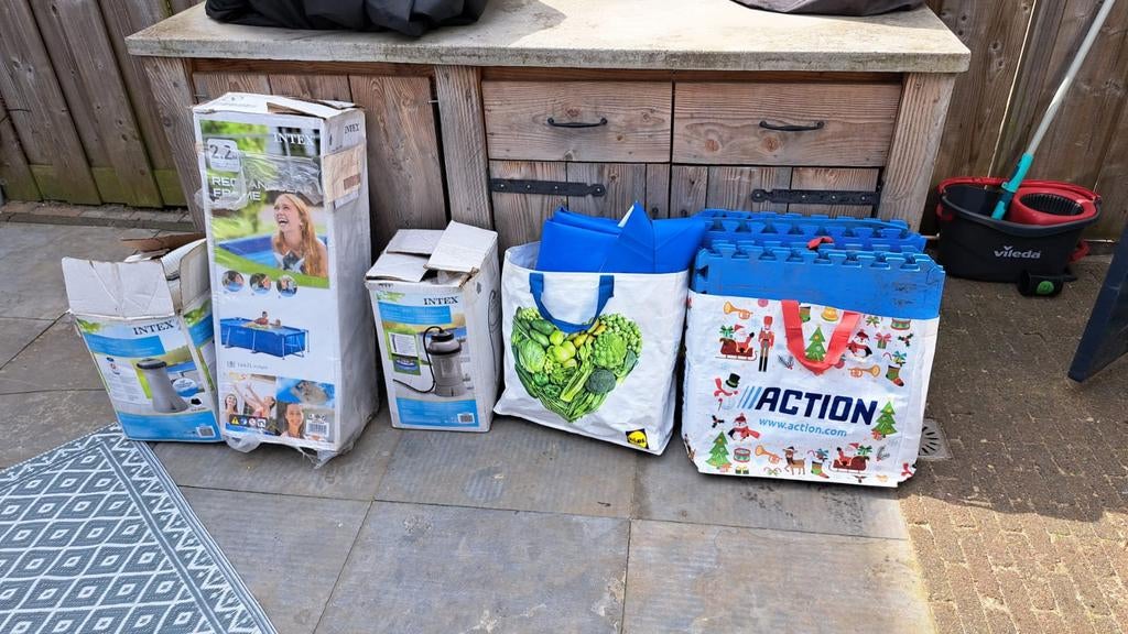 Zwembad, zwembad tegels, filterpomp en warmte pomp, Tuin en Terras, Zwembad-toebehoren, Ophalen