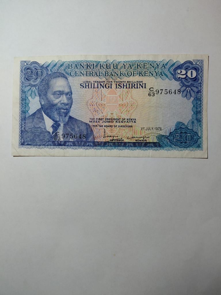 Kenya 20 shilingi 1978, Ophalen of Verzenden, Overige landen