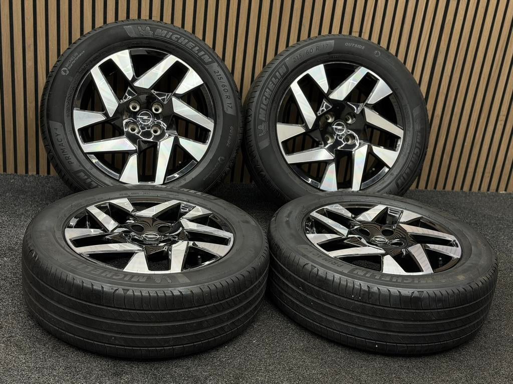 Originele 17 inch Opel Mokka B 4x108 ET32 Michelin 215/60/17, Auto-onderdelen, Banden en Velgen, Ophalen, 215 mm, ., Banden en Velgen