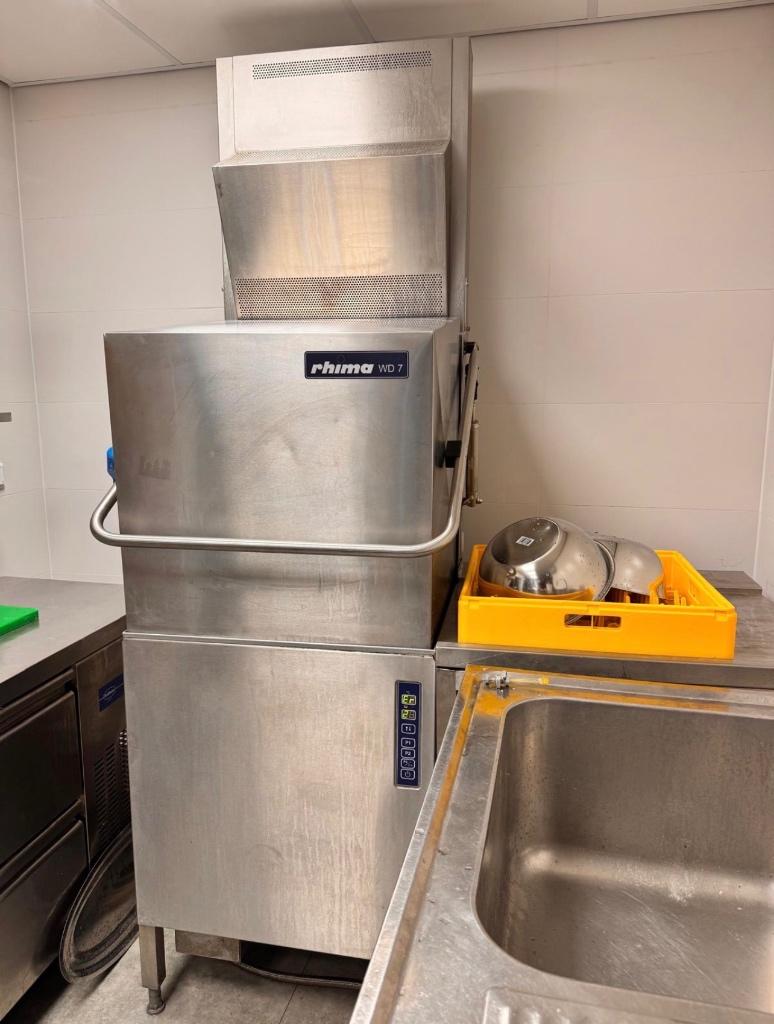 Rhima WD 7 korvenvaatwasmachine te koop, Ophalen, Gebruikt, Wassen en Drogen