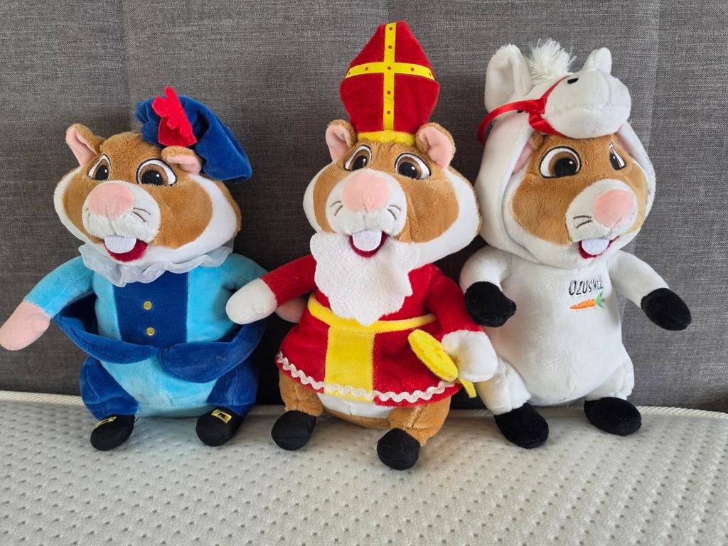 Albertheijn knuffel hamsters van de sinterklaas serie, Ophalen of Verzenden, Zo goed als nieuw, Overige typen
