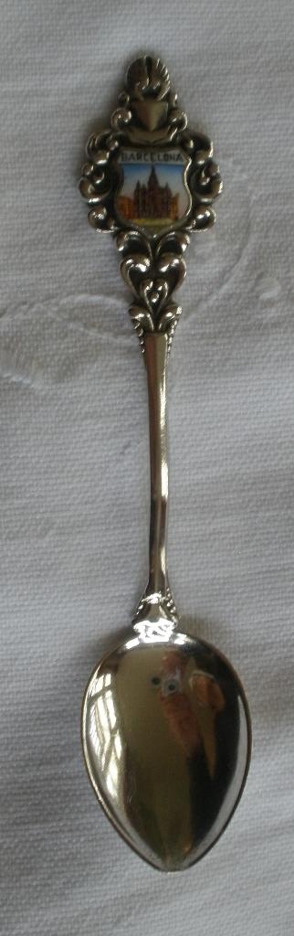 Oud zilveren lepeltje Oberammergau (O-BLD), Ophalen of Verzenden, Zilver