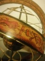 OUDE ITALIAANSE ARMILLARIUM PLANETARIUM MOOIE STAAT 36X25 CM, Gebruikt, Ophalen of Verzenden, Interactief, Italië